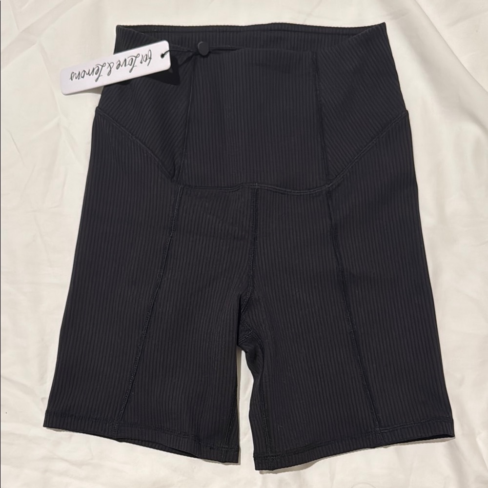 For Love And Lemons black Ribbed Shorts